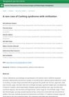 A Rare Case of Cushing Syndrome With Virilization