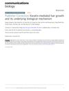 Publisher Correction: Keratin-Mediated Hair Growth and Its Underlying Biological Mechanism