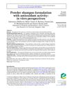 Powder Shampoo Formulation with Antioxidant Activity: In Vitro Perspectives