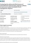 Evaluating the Safety and Effectiveness of Minoxidil (5%) with Procapil, Redensyl, Caffeine & Transcutol vs Plain Minoxidil (5%) in Androgenetic Alopecia