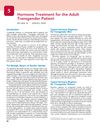 Hormone Treatment for the Adult Transgender Patient