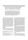 Topical Minoxidil in Male Pattern Baldness: Effects of Discontinuation of Treatment