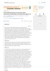 The Key Phytochemistry of Rosemary Contributing to Hair Protection Against UV