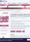 Correlation of Ovarian Volume and Clinical and Laboratory Parameters of PCOS in Korean Patients