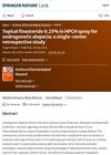 Topical finasteride 0.25% in HPCH spray for androgenetic alopecia: a single-center retrospective study