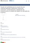 Feasibility Study for the Creation of a Company Dedicated to the Development, Production, Promotion, Marketing, and Distribution of Hair Care Products with Quinoa Derivatives