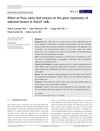 Effect of Ficus Carica Leaf Extract on the Gene Expression of Selected Factors in HaCaT Cells