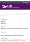 Increase in Google Trends Regarding Telogen Effluvium Due to COVID-19