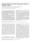 A Random Study of Asian Male Androgenetic Alopecia in Bangkok, Thailand