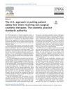 The UK Approach to Putting Patient Safety First When Receiving Non-Surgical Cosmetic Therapies: The Cosmetic Practice Standards Authority