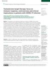 Testosterone Target Therapy: Focus on Immune Response, Controversies, and Clinical Implications in Patients with COVID-19 Infection