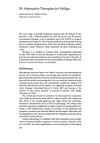 Alternative Therapies for Vitiligo