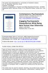 Engaging Psychoanalytic Disequilibrium While Being More Human Than Otherwise