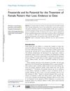 Finasteride and Its Potential for the Treatment of Female Pattern Hair Loss: Evidence to Date