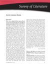 Current Literature Review on Sexual Health and Function