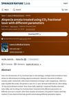 Alopecia Areata Treated Using CO2 Fractional Laser With Different Parameters