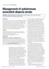 Management of Autoimmune-Associated Alopecia Areata