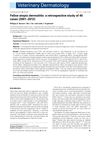 Feline Atopic Dermatitis: A Retrospective Study of 45 Cases (2001–2012)