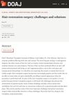 Hair Restoration Surgery: Challenges and Solutions