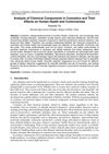 Analysis of Chemical Components in Cosmetics and Their Effects on Human Health and Controversies