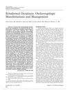 Ectodermal Dysplasia: Otolaryngologic Manifestations and Management