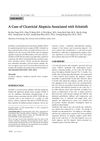 A Case of Cicatricial Alopecia Associated with Erlotinib