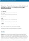 Evaluation of Serum Ferritin, Vitamin B12, and Vitamin D Levels as Biochemical Markers of Chronic Telogen Effluvium in Women