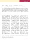 Mind the Gap: Sex Bias in Basic Skin Research