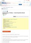 Epidemiology of Vitiligo: A Dual Population-Based Approach