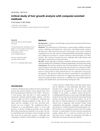 Critical Study of Hair Growth Analysis with Computer-Assisted Methods