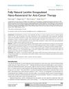 Fully Natural Lecithin Encapsulated Nano-Resveratrol for Anti-Cancer Therapy