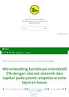 Microneedling Combination With 5% Minoxidil and Systemic and Topical Steroids in Alopecia Areata Patients: Case Report