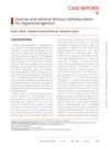 Ovarian and Adrenal Venous Catheterization for Hyperandrogenism