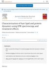 Characterization of Hair Lipid and Protein Dynamics Using EPR Spectroscopy and Treatment Effects