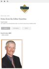 Notes from the Editor Emeritus
