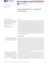 New Developments in Occupational Dermatology