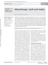 Mesotherapy: Myth and Reality