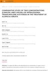 Comparative Study of Two Concentrations (2.5 mg/mL and 5 mg/mL) of Intralesional Triamcinolone Acetonide in the Treatment of Alopecia Areata
