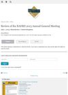 Review of the BAHRS 2013 Annual General Meeting