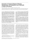 Prevention of Temporal Alopecia Following Rhytidectomy