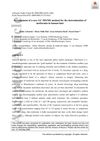 Development of a New GC-MS/MS Method for the Determination of Metformin in Human Hair