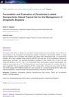 Formulation and Evaluation of Finasteride Loaded Nanoparticles Based Topical Gel for the Management of Androgenetic Alopecia