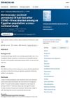Prevalence of Hair Loss After COVID-19 Vaccination Among an Egyptian Population: A Cross-Sectional Study