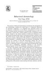 Behavioral Dermatology