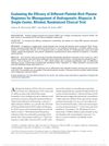 Evaluating the Efficacy of Different Platelet-Rich Plasma Regimens for Management of Androgenetic Alopecia: A Single-Center, Blinded, Randomized Clinical Trial