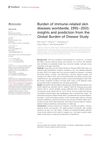 Burden of Immune-Related Skin Diseases Worldwide, 1991–2021: Insights and Prediction from the Global Burden of Disease Study