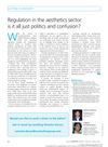 Regulation in the Aesthetics Sector: Is It All Just Politics and Confusion?