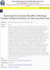 Exploring the Cosmetic Benefits of Moringa Powder: A Natural Solution for Skin and Hair Care