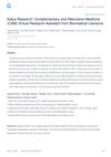Kalya Research: Complementary and Alternative Medicine Virtual Research Assistant from Biomedical Literature