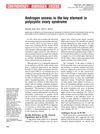Androgen Excess Is the Key Element in Polycystic Ovary Syndrome
